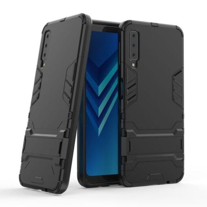 Armor Case For Samsung Galaxy A7 2018 / A750 Shockproof Protection Cover Black