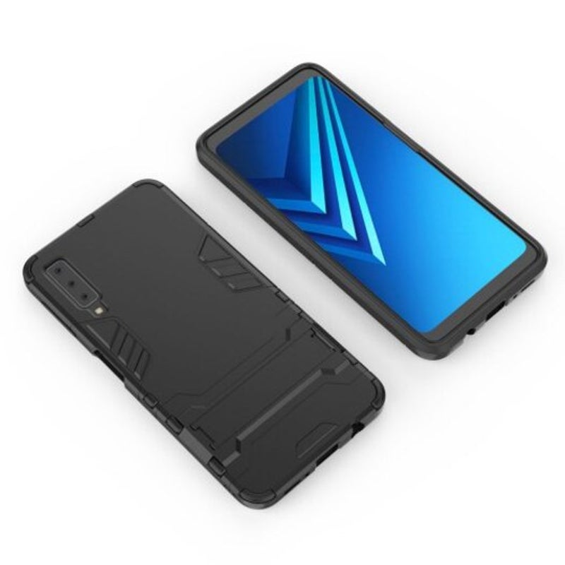 Armor Case For Samsung Galaxy A7 2018 / A750 Shockproof Protection Cover Black