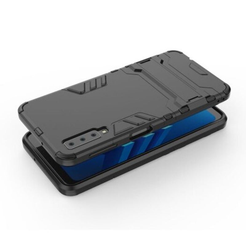 Armor Case For Samsung Galaxy A7 2018 / A750 Shockproof Protection Cover Black