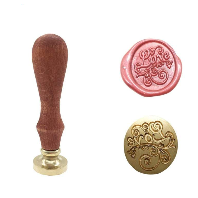 Art Crafting Tools Seal Sealing Wax Stamp Set Envelope Kit