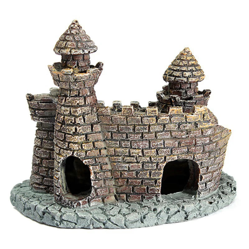 Artificial World Of Tanks Stone-Island Resin Castle Aquarium Decoration For Fish