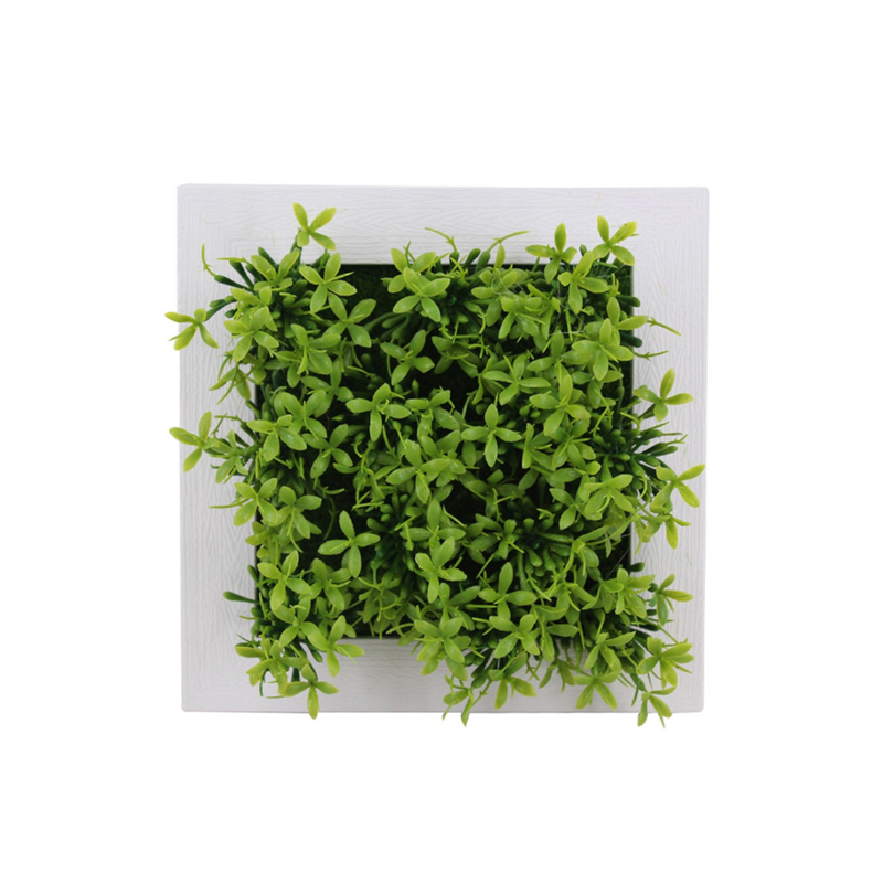 Artificial Flower Succulent Plant Hanging Wall Frame Living Room Home Decor
