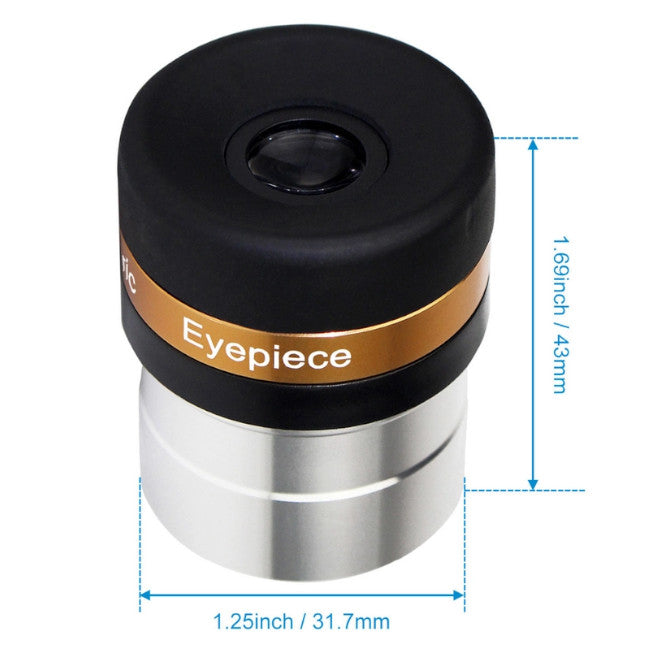 1.25 Eyepiece Telescope Hd Wide Angle 62 Degree Lens 23Mm Fully Coated For Inch Astronomy 31.7Mm