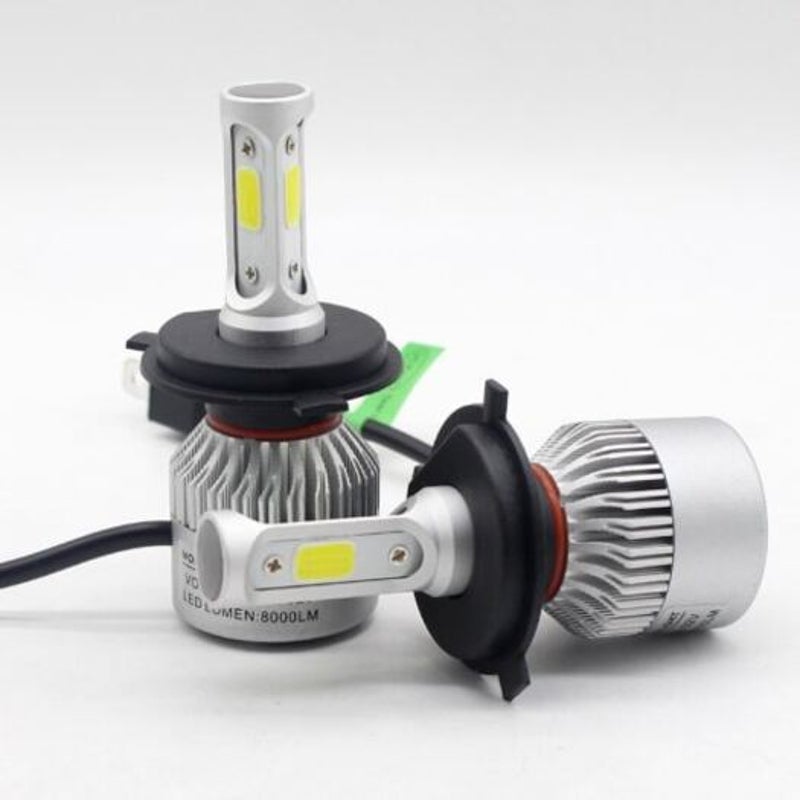 Auto Headlamp S2 Led 8000Lm / Set Car Headlight H1 H3 H4 H7 H11 9005 9006 Kit White