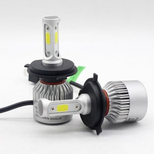 Auto Headlamp S2 Led 8000Lm / Set Car Headlight H1 H3 H4 H7 H11 9005 9006 Kit White