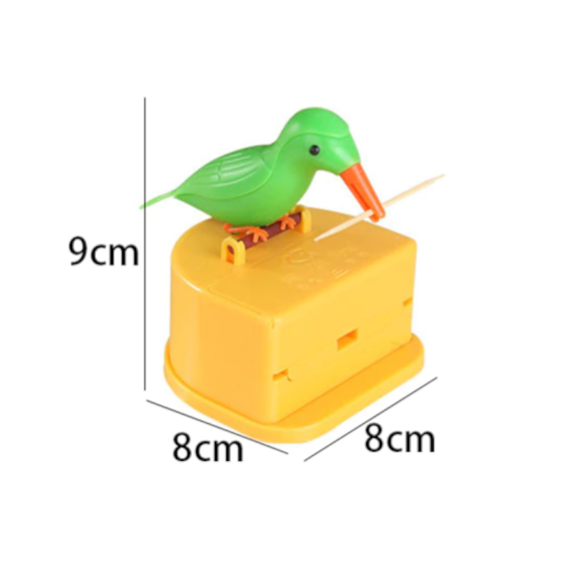 Automatic Bird Hummingbird Toothpick Dispenser Box Multi