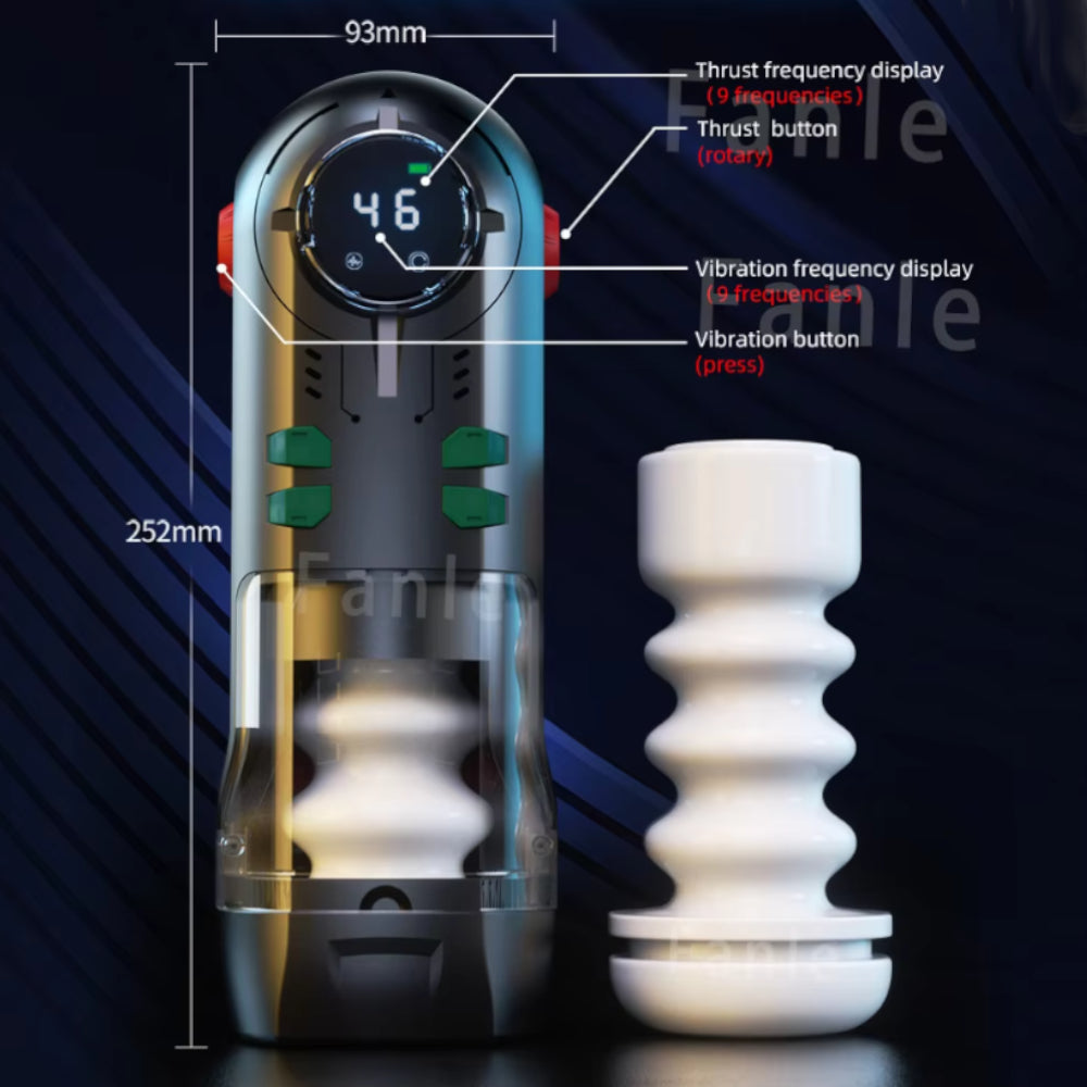 1 Sets of House Of Dasein Automatic Telescopic Masturbator Cup For Men