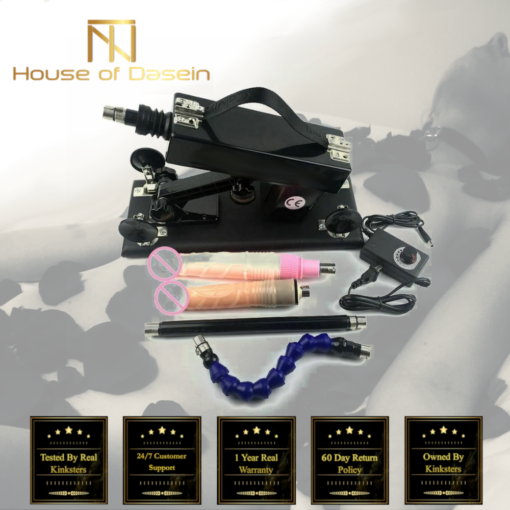 A2 Automatic Sex Machine With Vibrating Vibrator Dildo Extender Rods