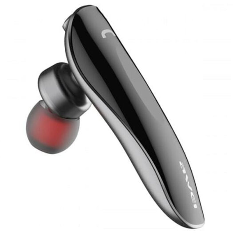 Awei N1 Single Wireless Bluetooth Headset Portable Multipoint Hd Business Headphone With Mic Gray