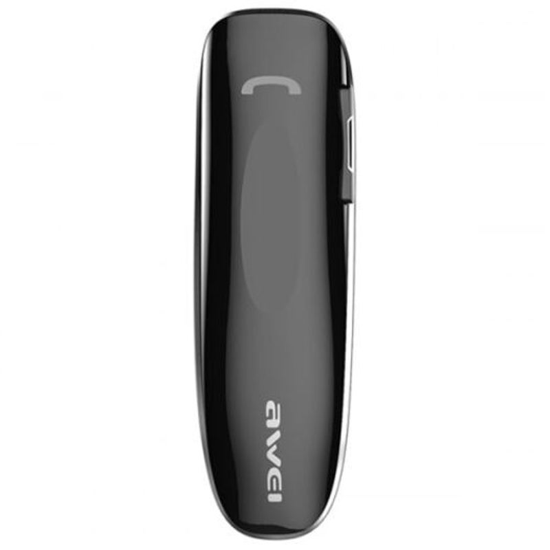 Awei N1 Single Wireless Bluetooth Headset Portable Multipoint Hd Business Headphone With Mic Gray