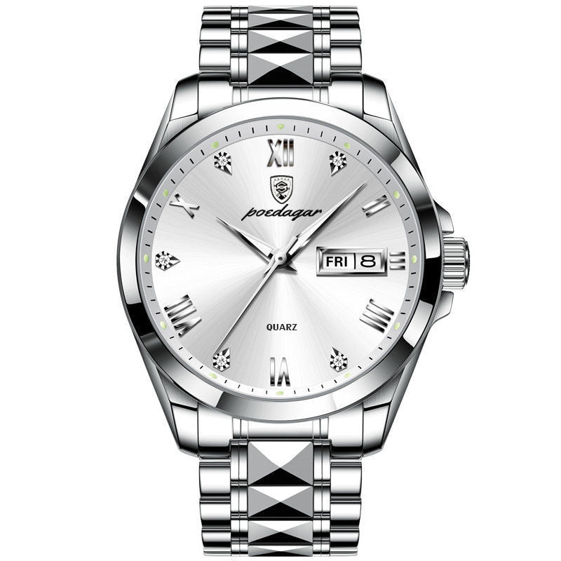 Veile Studios Waterproof Luminous Double Calendar Men's Wrist Watch Jewelry