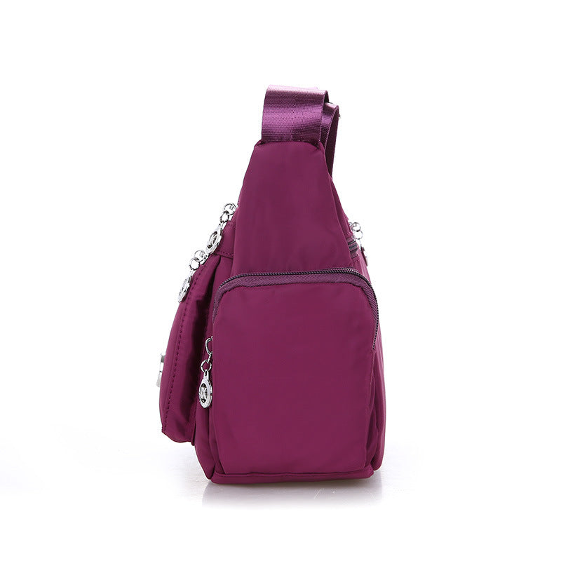Women Shoulder Bag Multi-Pocket Design Waterproof Casual Crossbody