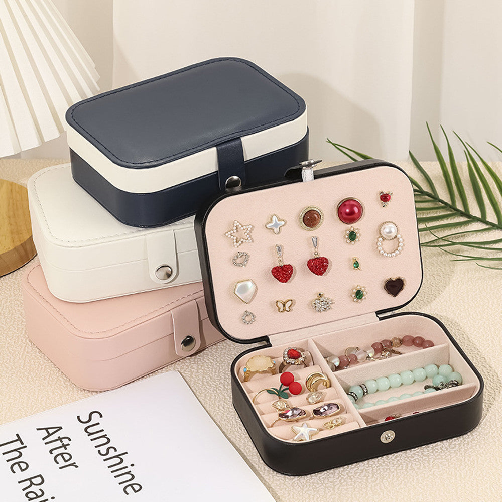 Veile Studios Elegant Double Section Jewellery Box Storage