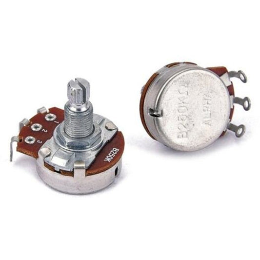 B250k Pots Guitar Potentiometer Long Shaft Silver