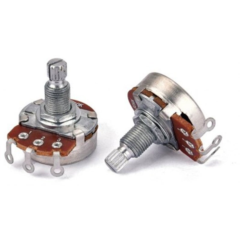 B250k Pots Guitar Potentiometer Long Shaft Silver