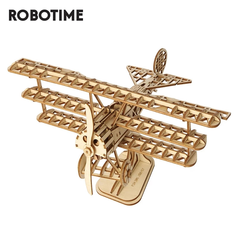 Airplane Model 3D Laser Cutting Puzzle Assembly Toy For Kids