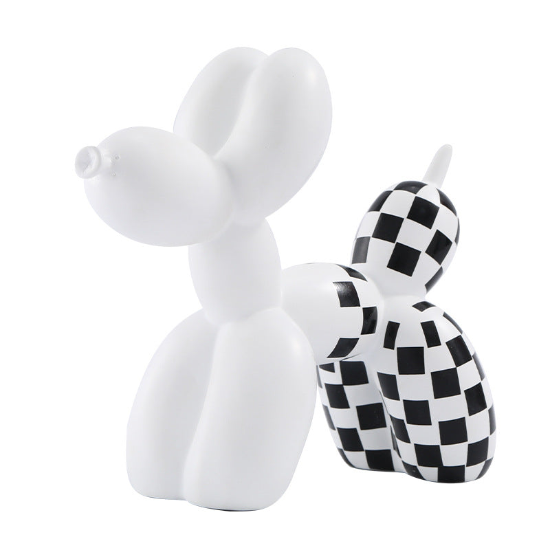 Fluid Balloon Dog Resin Ornaments Creative Living Room Home Artifact Desktop Decoration