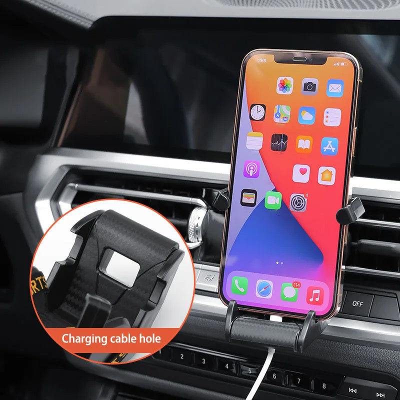 Racing Seat Shape Car Phone Holder Auto Air Vent Mobile Clip Rotatable