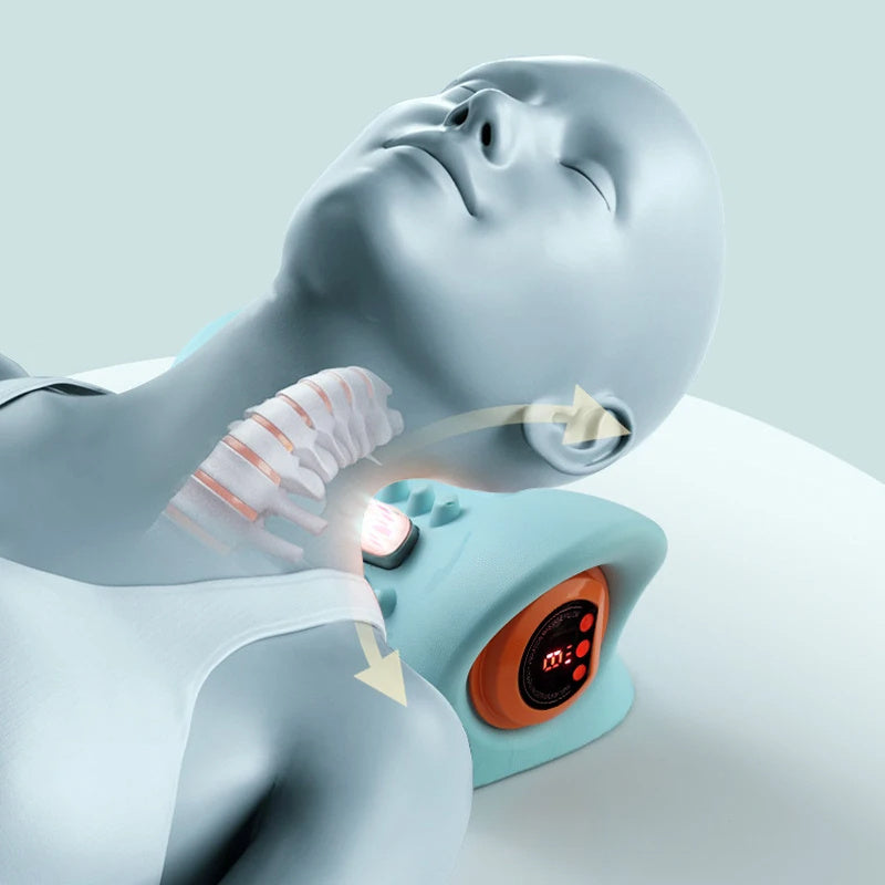 Neck Massager For Adults Cervical Spine Relief Portable Acupuncture Point Pillow