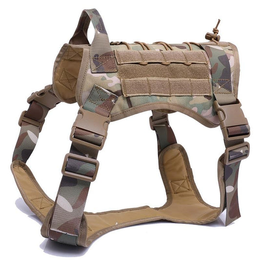 Tactical Dog Harness Vest With Handle Leash