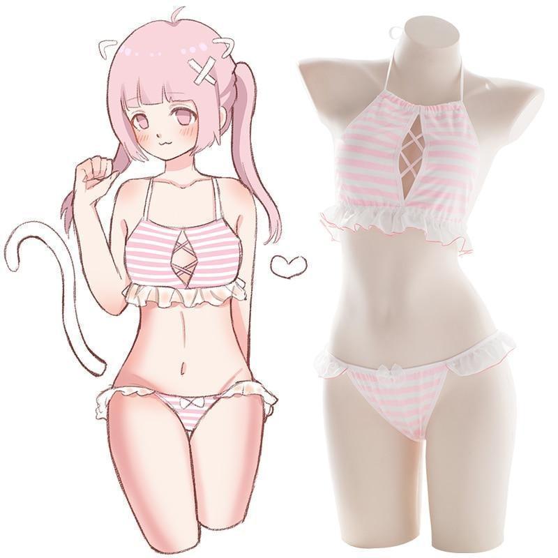 Baby Otaku Lingerie Set Kawaii Cosplay