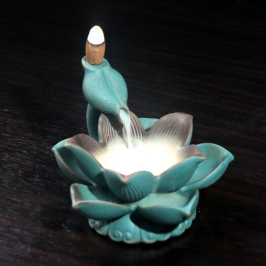 Back Home Decoration Ornaments Tea Ceremony Incense Road Aromatherapy Furnace Blue