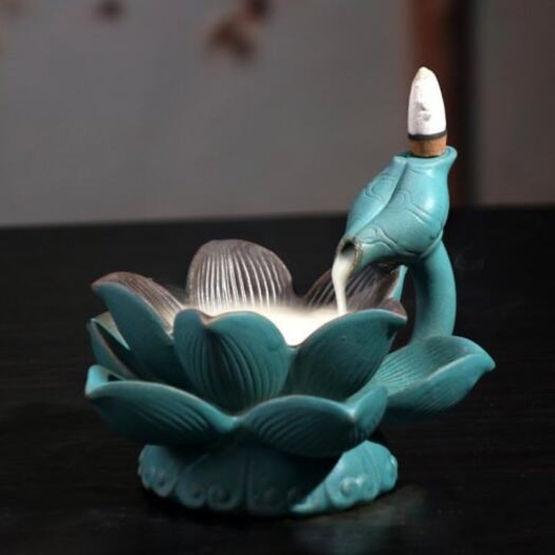 Back Home Decoration Ornaments Tea Ceremony Incense Road Aromatherapy Furnace Blue