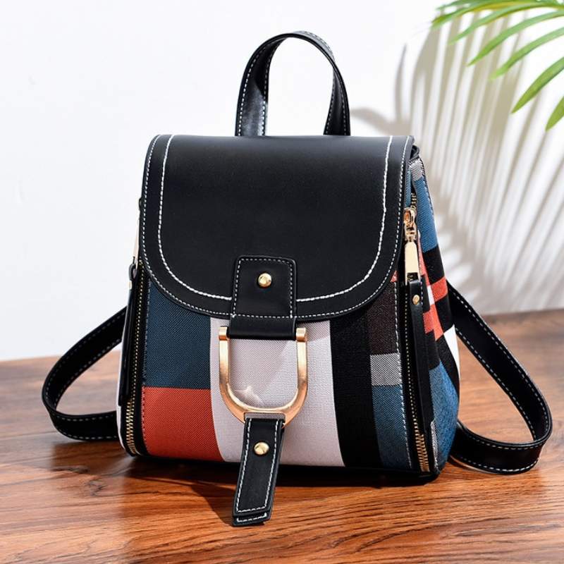 Women Handbag School Bags For Female Casual Tote Backpack Pu Leather Shoulder Crossbody