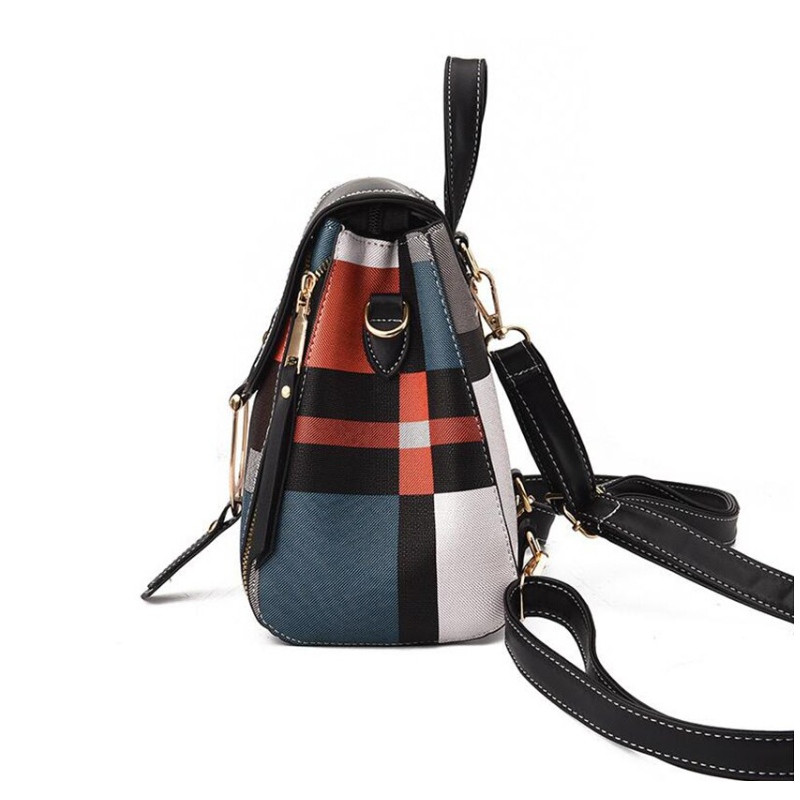 Women Handbag School Bags For Female Casual Tote Backpack Pu Leather Shoulder Crossbody