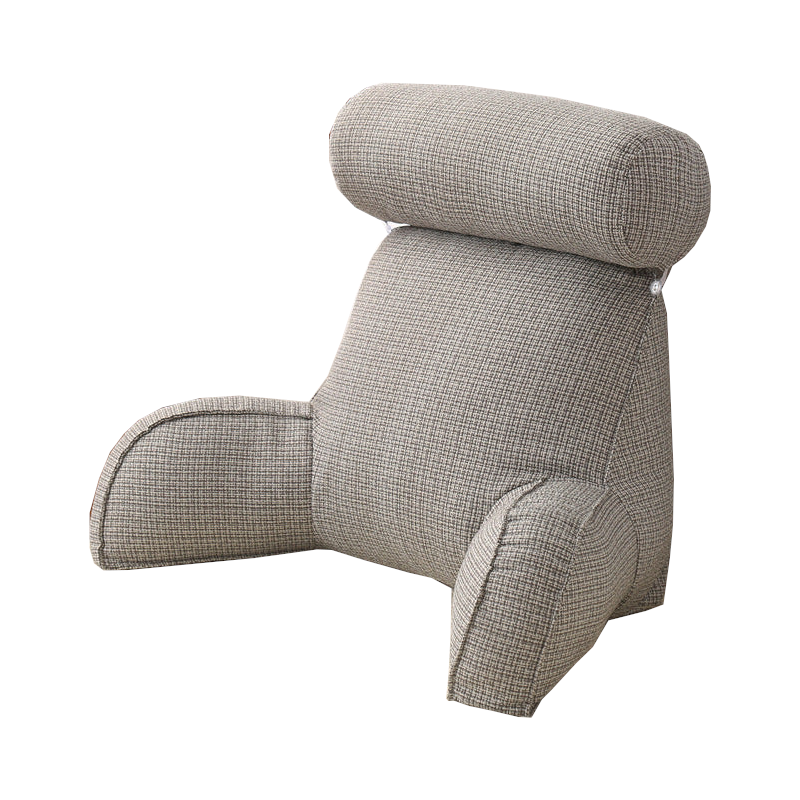 Back Cushion Backrest With Arm Neck Pillow Lumbar Support Reading