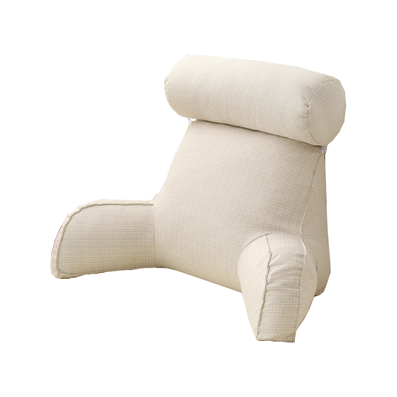 Back Cushion Backrest With Arm Neck Pillow Lumbar Support Reading