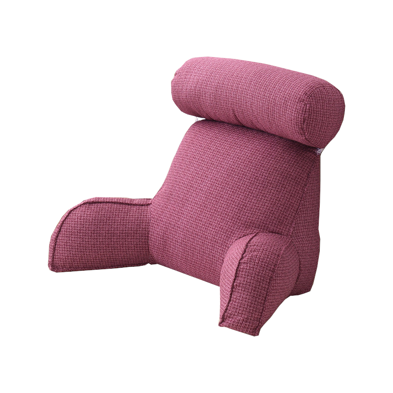 Back Cushion Backrest With Arm Neck Pillow Lumbar Support Reading