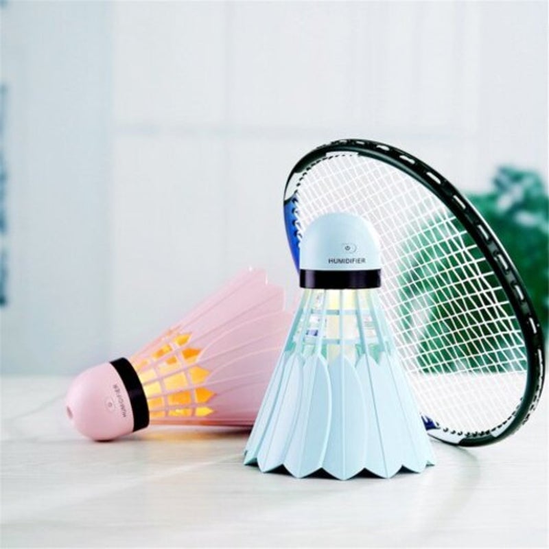Badminton Humidifier Car Air Freshener Purifier Led Night Light Mist Maker