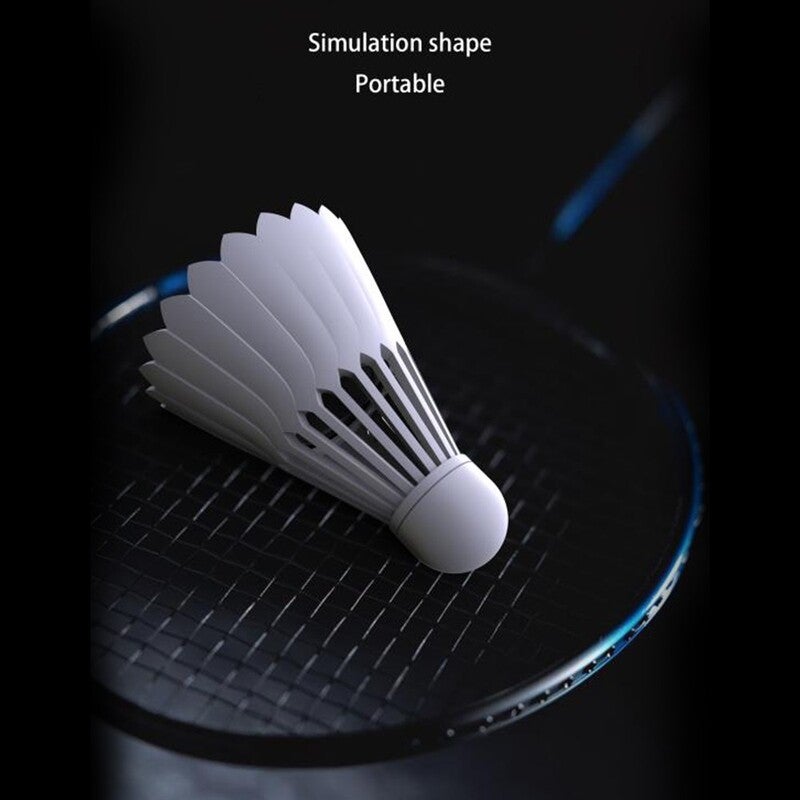 Badminton Shape Mini Portable Sports Stereo Bass Bt Speaker Sound Box White