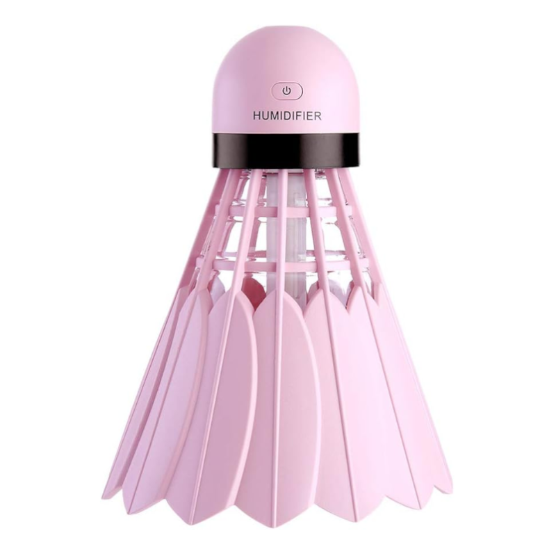 Badminton Humidifier Car Air Freshener Purifier Led Night Light Mist Maker