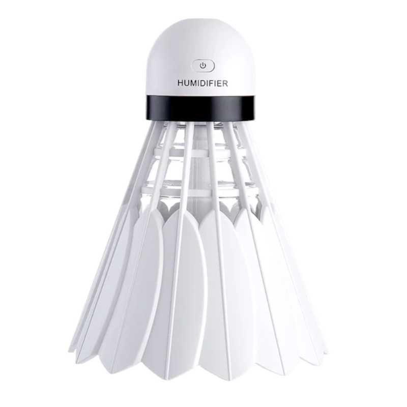 Badminton Humidifier Car Air Freshener Purifier Led Night Light Mist Maker