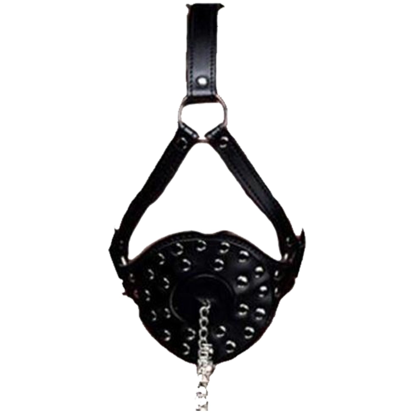 Ball Gag Head Harness Mask Muzzle Blindfold Bondage Kink Bdsm Fetish Restraints