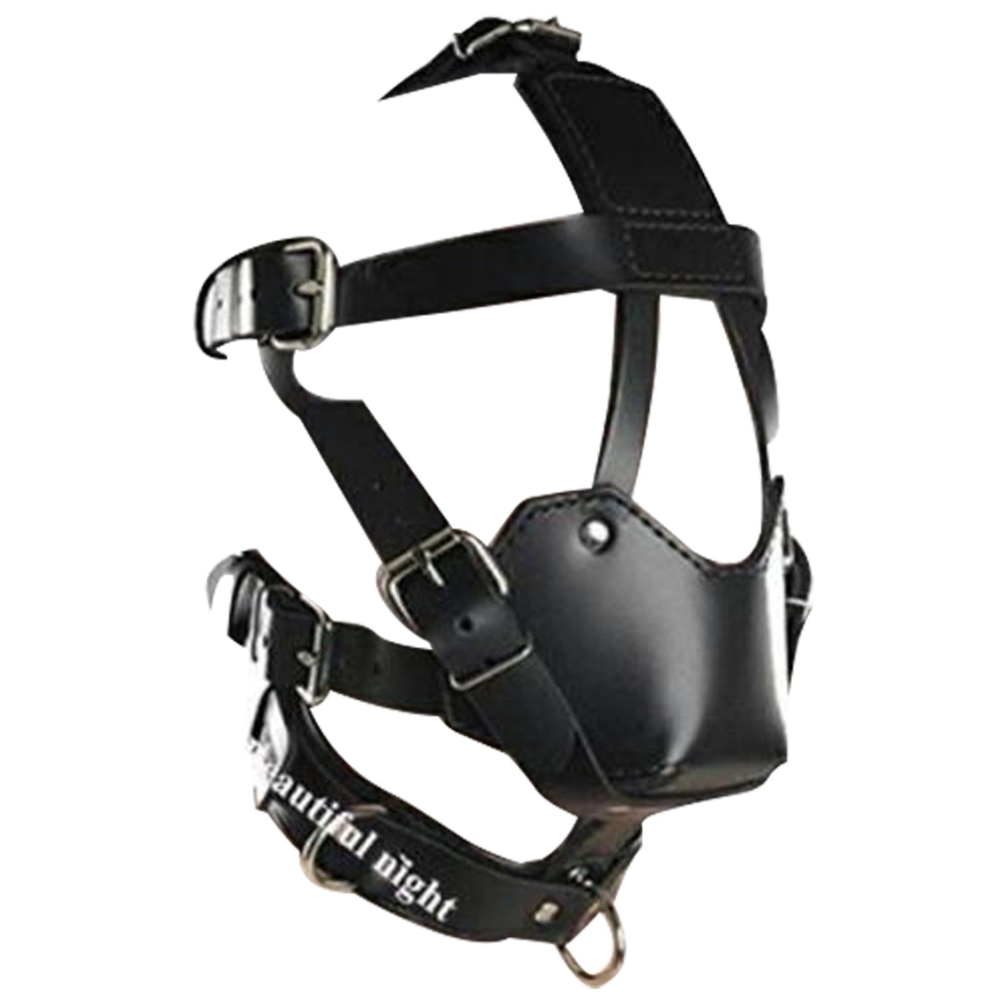 Ball Gag Head Harness Mask Muzzle Blindfold Bondage Kink Bdsm Fetish Restraints