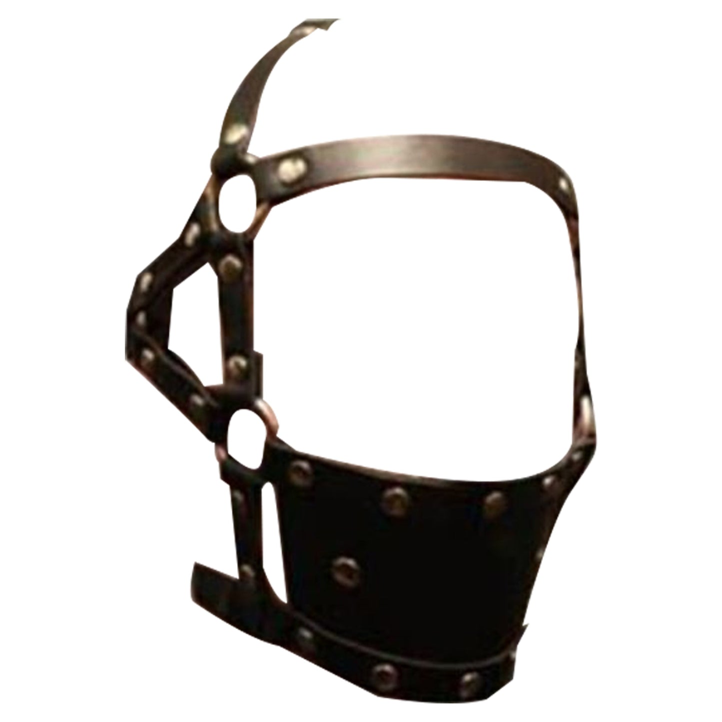 Ball Gag Head Harness Mask Muzzle Blindfold Bondage Kink Bdsm Fetish Restraints