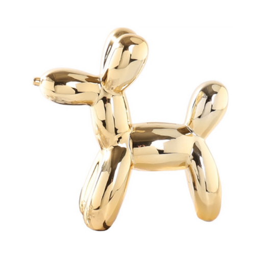 Balloon Dog Money Bankunique Ceramic Piggy With High Gloss Finish Gold