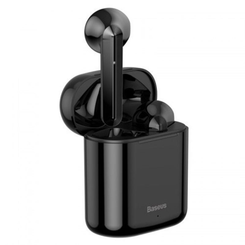 W09 True Wireless Earphones Bluetooth 5.0 Stereo Touch Control Earbuds With Hd Mic Charging Dock Black