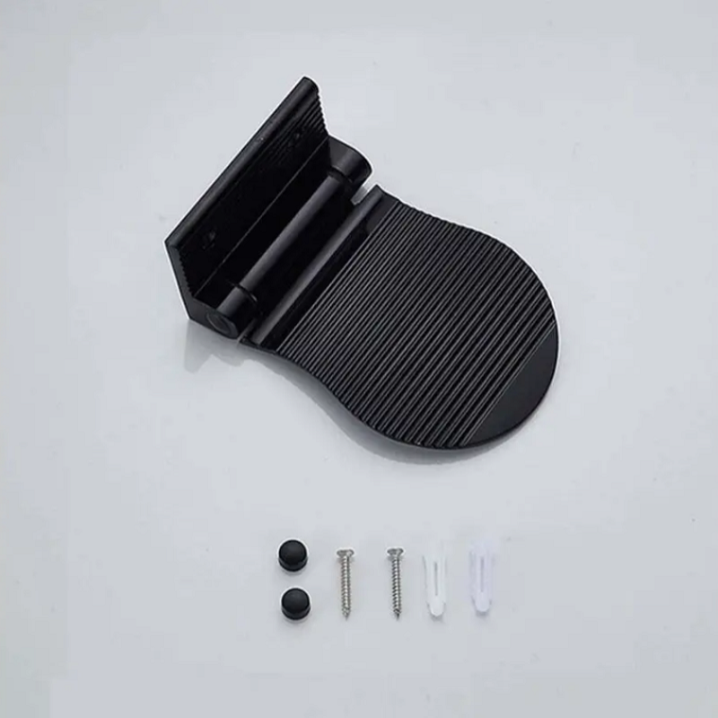 Bathroom Non Slip Foot Washing Board Shower Footstool Aluminium Alloy Wall Mounted Auxiliary Pedal Rest Pedestal Holder