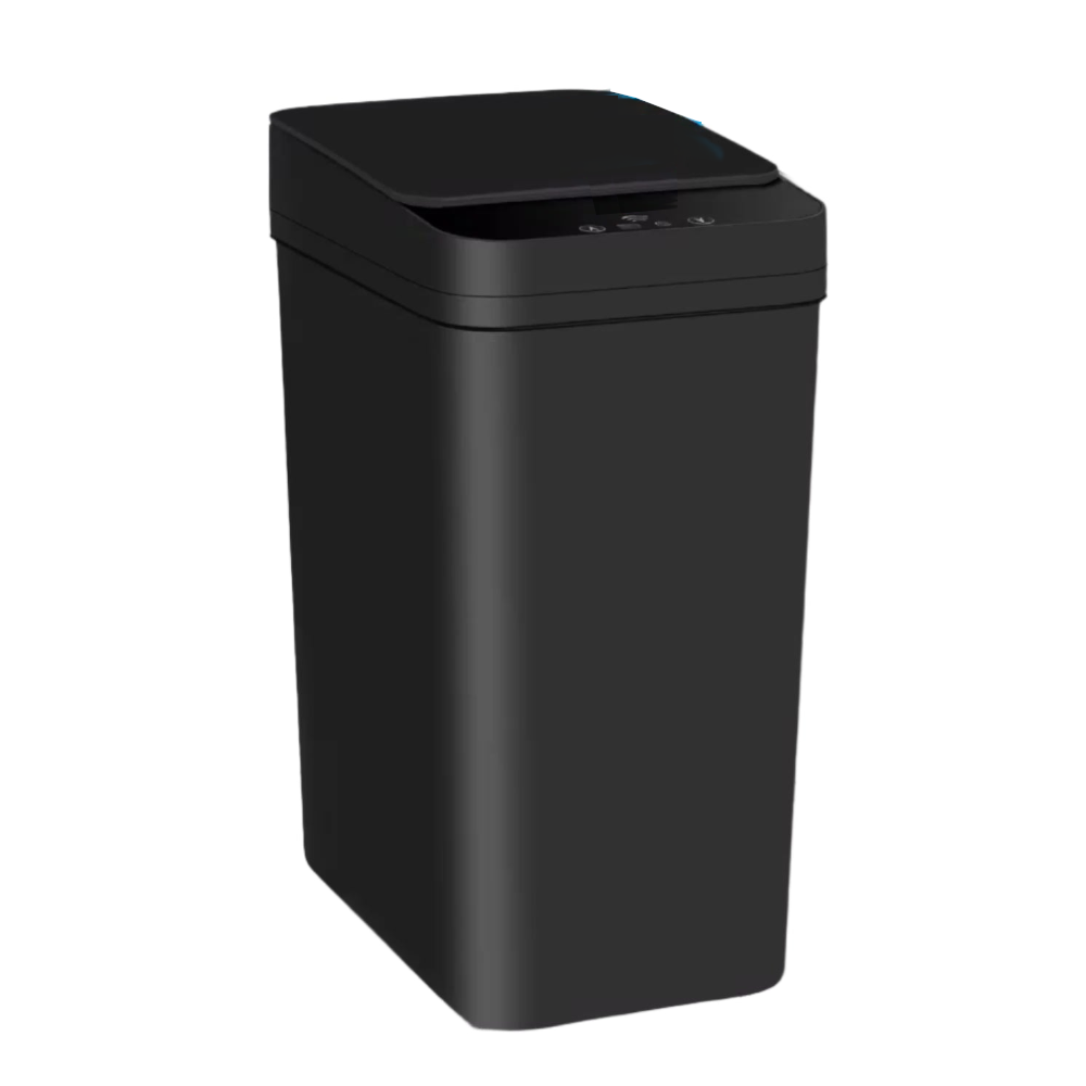 Bathroom Touchless Trash Can 12L Automatic Motion Sensor Lid Odor Proof Bin