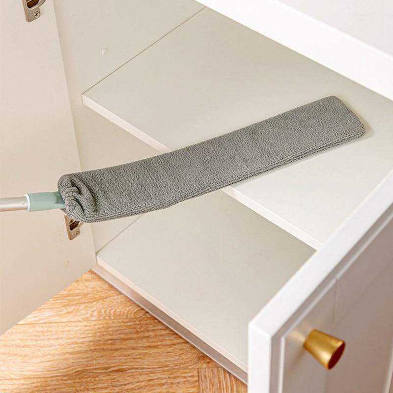 Bedside Dust Brush Long Handle Mop Sweep Magic Microfibre Duster
