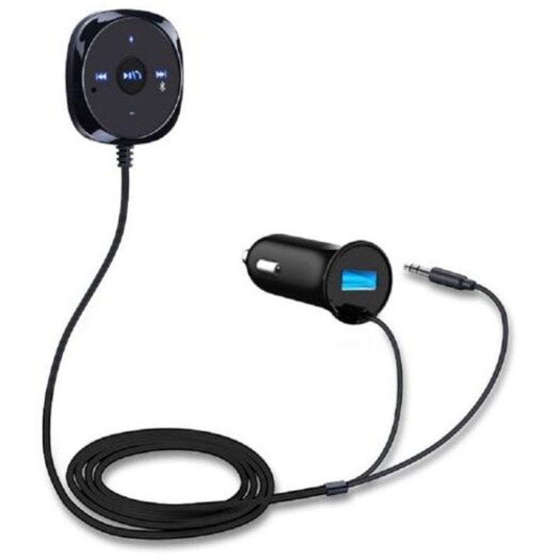 Bc20 Car Bluetooth Handsfree Kit Fm Charger Black