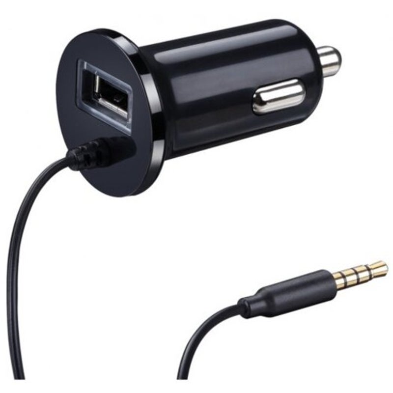 Bc20 Car Bluetooth Handsfree Kit Fm Charger Black