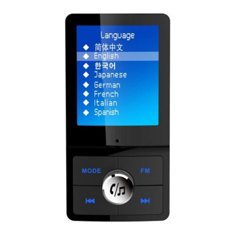 Bc43 Bluetooth Fm Transmitter Handsfree Car Kit Mp3 Player Qc3.0 Charger Black