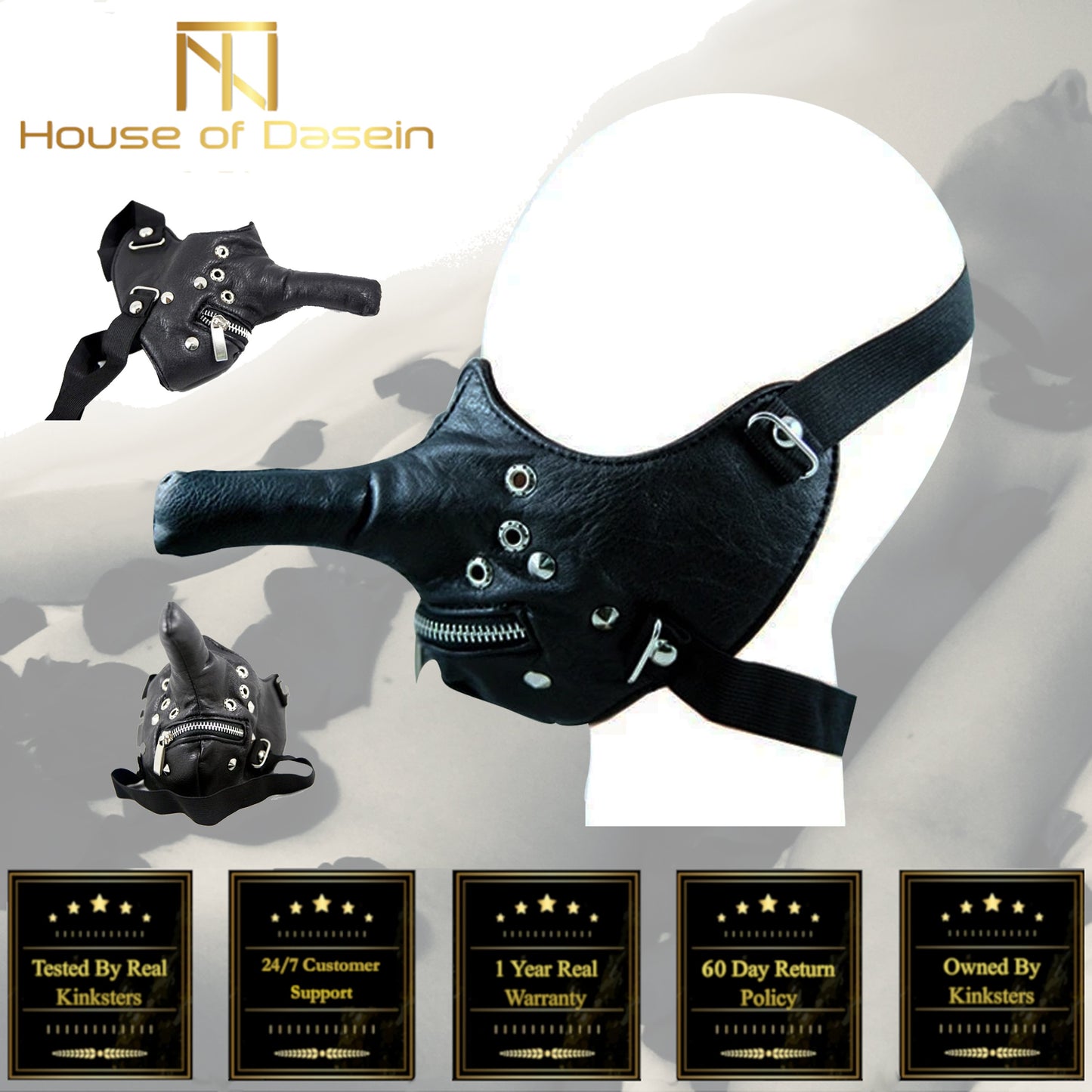 Bdsm Humiliation Play Long Nose Mask Bondage Gear Sex Toys For Couples