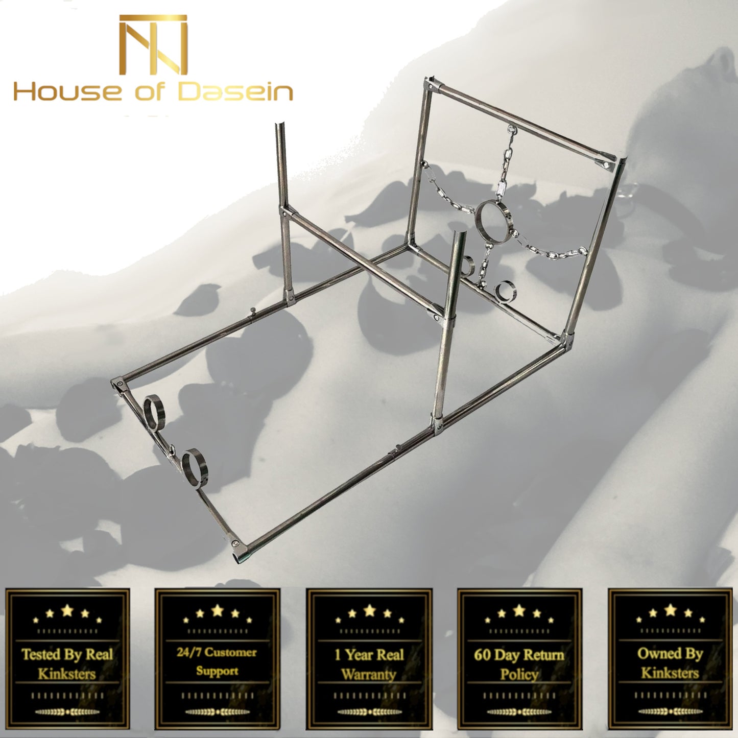 Versatile Stainless Steel Bondage Frame Kink Fetish Restraints