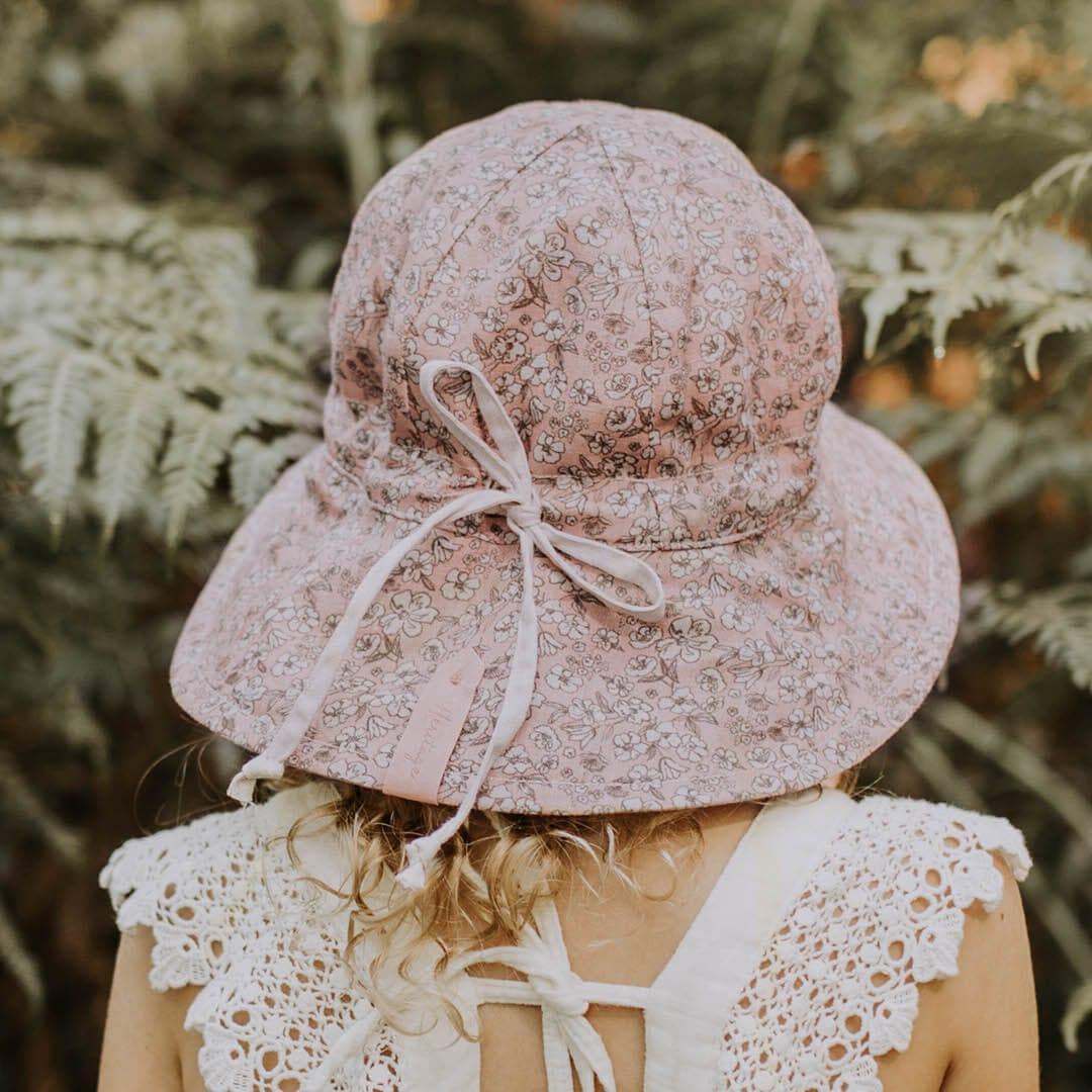 Bedhead Heritage Reversible Bucket Hat Florence/Flax S